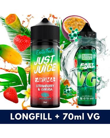 Strawberry Curuba 24ml/120 (Longfill) Just Juice + 70ml VG Fast