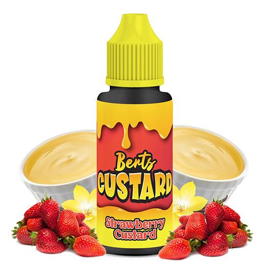 Strawberry Custard 100ml + Nicokits Gratis - Berts Custard by Kingston E-liquids