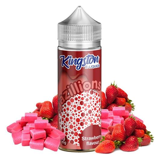 Strawberry Gazillions - Kingston E-liquids 100ml + Nicokits Gratis