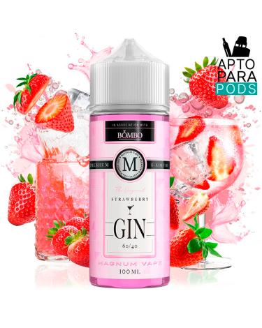 Strawberry Gin 100ml + Nicokits - Magnum Vape