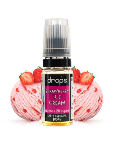 STRAWBERRY ICE 10 ml Drops - SALES DE NICOTINA