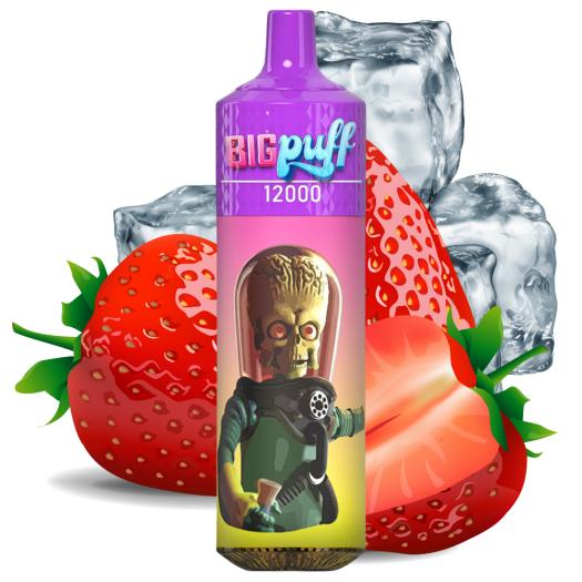 Strawberry Ice 12000 Puffs - Big Puff (SIN NICOTINA)