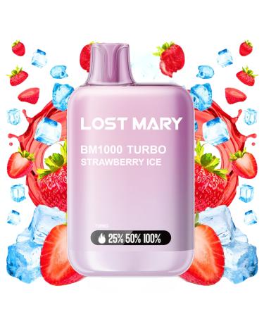 Strawberry Ice BM1000 Turbo Lost Mary by ElfBar 20mg