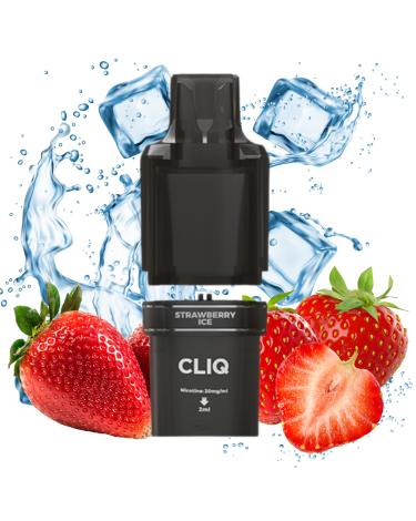 STRAWBERRY ICE Cliq 15000 Puff - Cartucho 2+10ml 20mg
