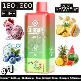 STRAWBERRY ICE CREAM Desechable 4in1 | 120.000 Puff | GUDBAR (SIN NICOTINA)