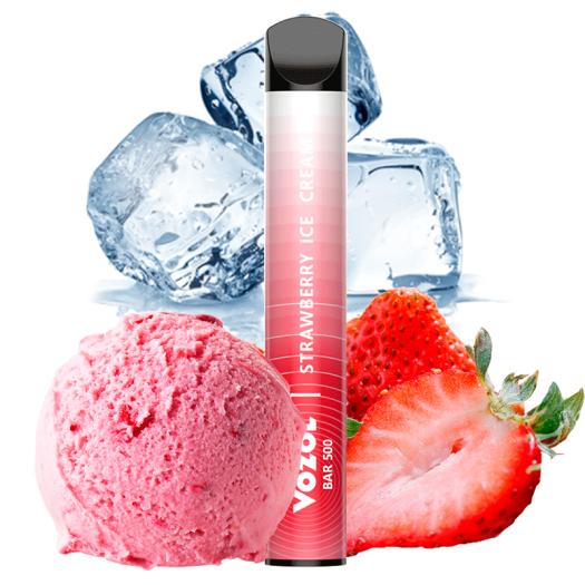 STRAWBERRY ICE CREAM Vozol Bar 500 20mg - POD DESECHABLE