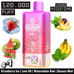 STRAWBERRY ICE Desechable 4in1 | 120.000 Puff | GUDBAR (SIN NICOTINA)