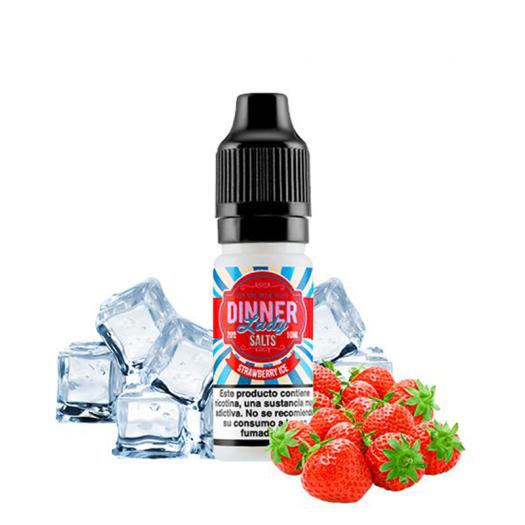 STRAWBERRY ICE - DINNER LADY SALT 10 ml - Líquido con SALES DE NICOTINA