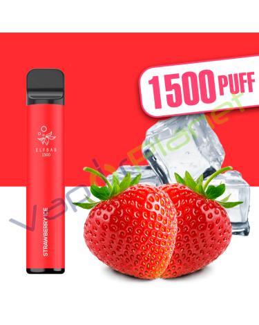 STRAWBERRY ICE Elf Bar 1500 4,8ml Pod System - Desechable - SIN NICOTINA