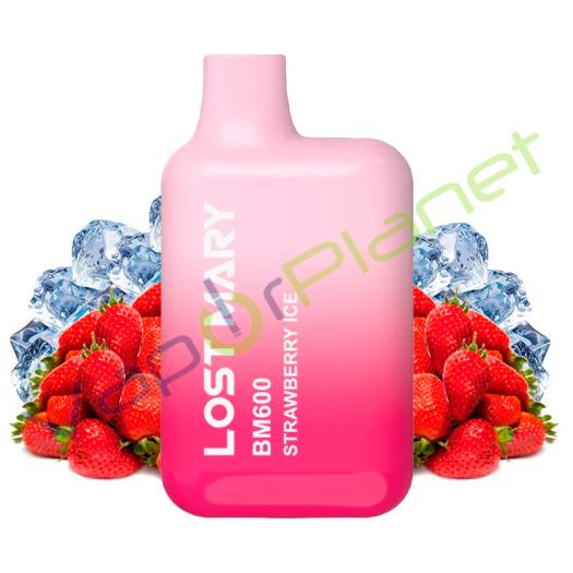 STRAWBERRY ICE Elf Bar Lost Mary BM600 20mg Salt - Desechable