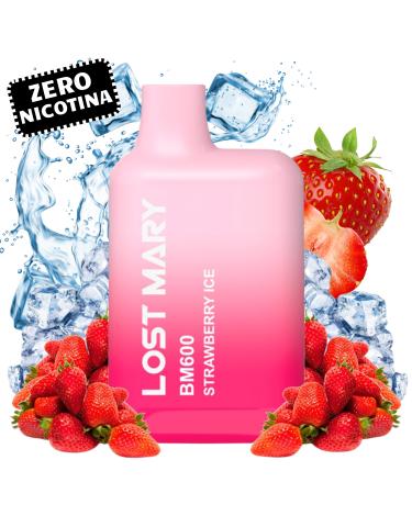 STRAWBERRY ICE Elf Bar Lost Mary BM600 - SIN NICOTINA