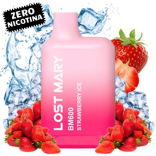 STRAWBERRY ICE Elf Bar Lost Mary BM600 - SIN NICOTINA