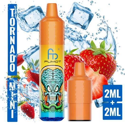 Strawberry Ice Mini Tornado 1200 (con 2 Pods 2ml 20mg) Fumot