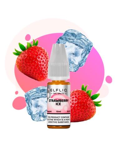Strawberry ICE Nic Salt 10ml - Elfliq by Elf Bar