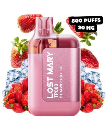 Strawberry Ice TP800 Lost Mary by ElfBar | 20mg 800 Puffs |