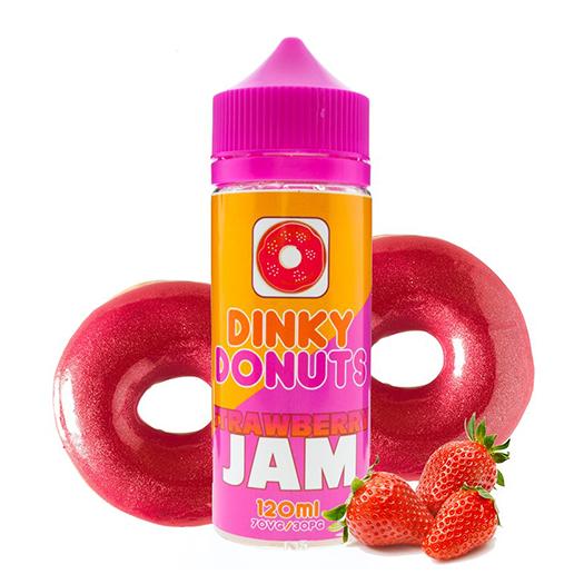 ▷ Strawberry Jam 100ml + 2 Nicokit Gratis - Dinky Donuts 【120ml】