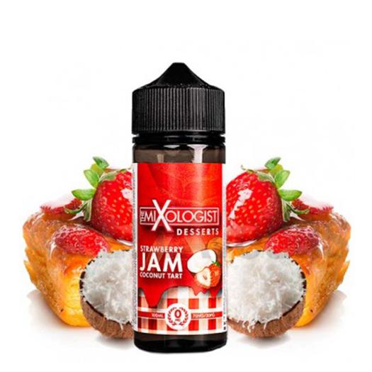 Strawberry Jam Coconut Tart By The Mixologist Desserts 100ml + Nicokits Gratis