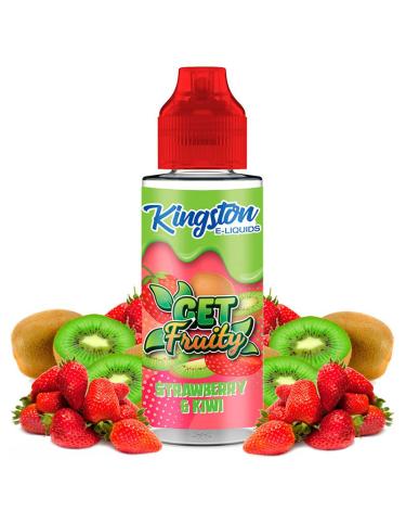 Strawberry Kiwi – GET FRUITY - Kingston E-liquids 100ml + Nicokits Gratis