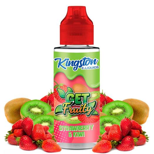 Strawberry Kiwi – GET FRUITY - Kingston E-liquids 100ml + Nicokits Gratis