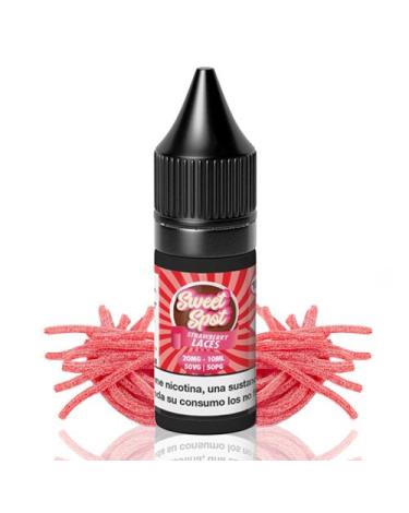 Strawberry Laces 10ml - 10 y 20 mg – Líquido con SALES DE NICOTINAS - Sweet Spot Salts