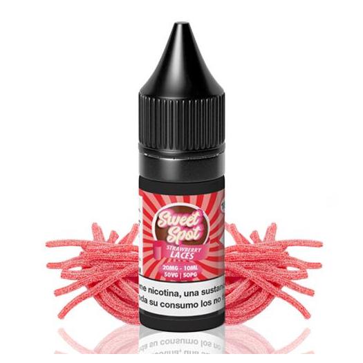 Strawberry Laces 10ml - 10 y 20 mg – Líquido con SALES DE NICOTINAS - Sweet Spot Salts