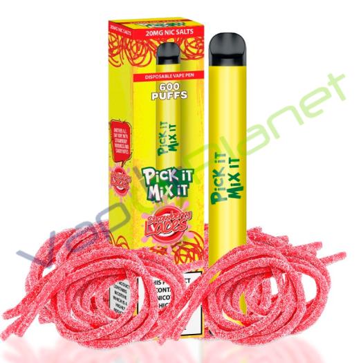 STRAWBERRY LACES Pick It Mix It 20mg Salt - Desechable