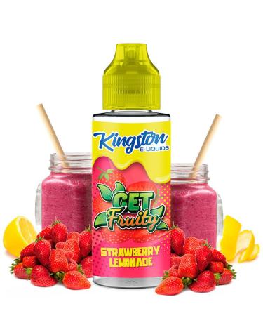 Strawberry Lemonade – GET FRUITY - Kingston E-liquids 100ml + Nicokits Gratis