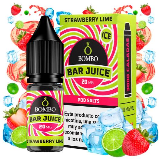 Strawberry Lime Ice 10ml - Bar Juice by Bombo