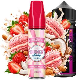 Strawberry Macaroon Dinner Lady 14ml/60 Longfill