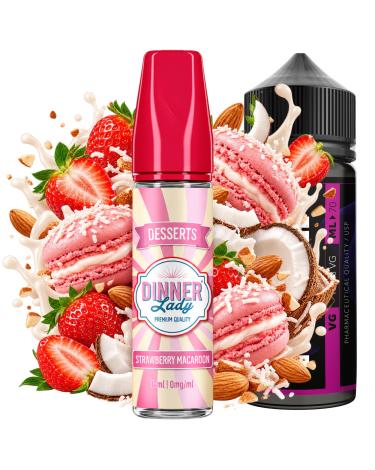 Strawberry Macaroon Dinner Lady 14ml/60 Longfill