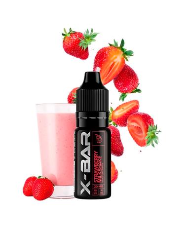 Strawberry Milkshake 10ml - X-Bar Sales de Nicotina