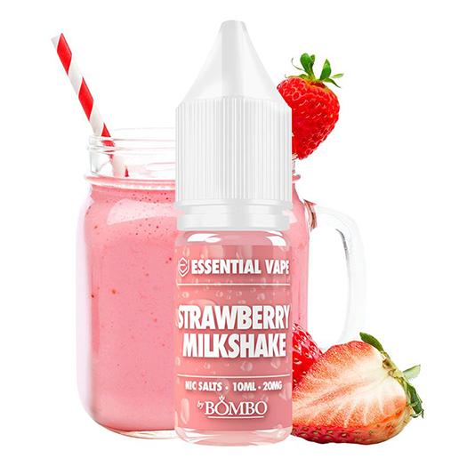 Strawberry Milkshake - Essential Vape Nic Salts by Bombo 10 ml