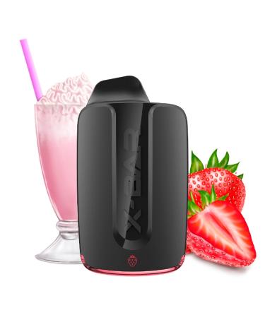 Strawberry Milkshake X-Bar - BOX - 4000 Puffs - POD Desechable SIN NICOTINA