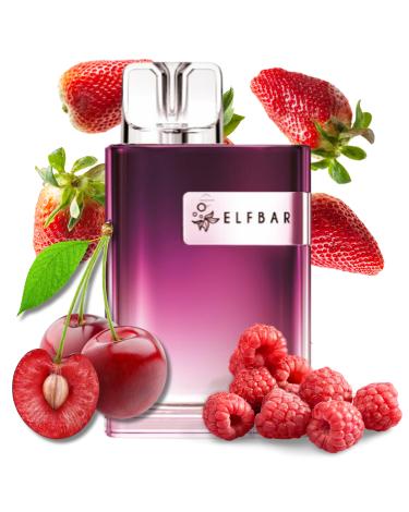 Strawberry Raspberry Cherry Crystal CR600 20mg - ELF Bar