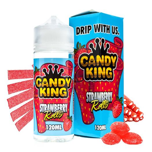 STRAWBERRY ROLLS – Candy King – 100 ml + 2 Nicokit Gratis