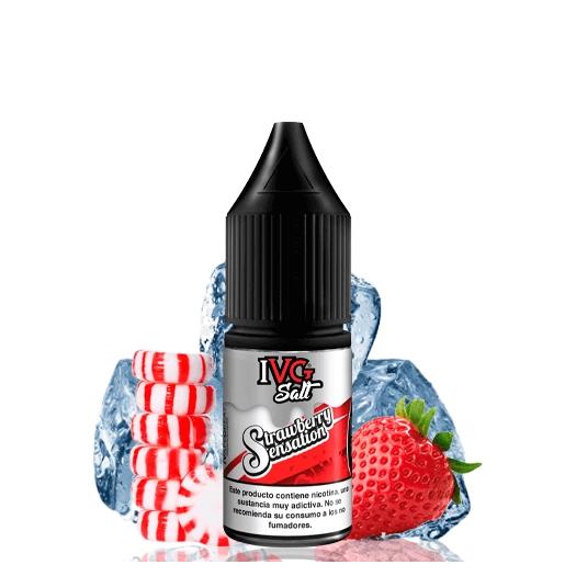 STRAWBERRY SENSATION 10 ml - I VG - Líquido con SALES DE NICOTINA