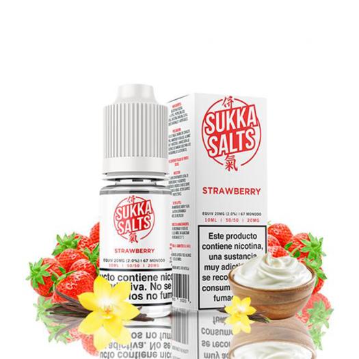 STRAWBERRY - SUKKA SALTS 10 ml - 10 mg y 20 mg - Líquido con SALES DE NICOTINA
