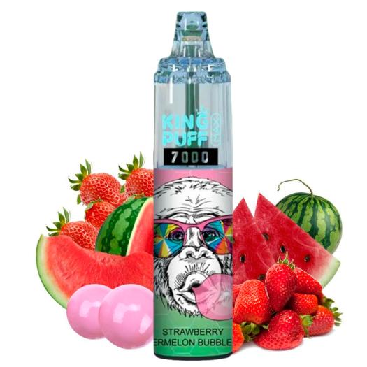 Strawberry Watermelon BubbleGum 7000 puffs - KING PUFF v2 - SIN NICOTINA