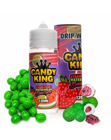STRAWBERRY WATERMELON BUBBLEGUM- Candy King – 100 ml