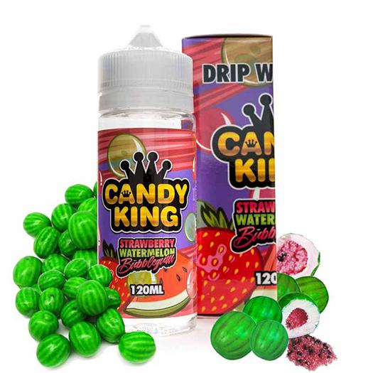STRAWBERRY WATERMELON BUBBLEGUM- Candy King – 100 ml