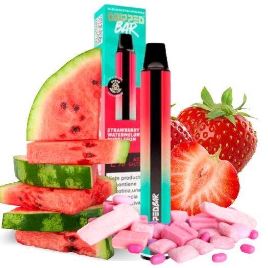 Strawberry Watermelon Bubblegum Dripped Bar Desechable 20mg