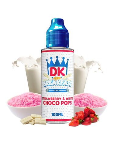 Strawberry & White Choco Pops 100ml + 2 Nicokit Gratis - DK Breakfast