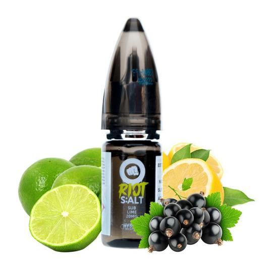 SUB LIME - Riot Squad Salts 10 ml - 5 mg, 10 mg y 20 mg - Líquido con SALES DE NICOTINA