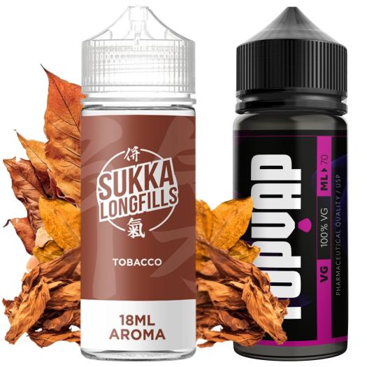 Sukka Tobacco Longfill 18ml/120 + 70ml Vg