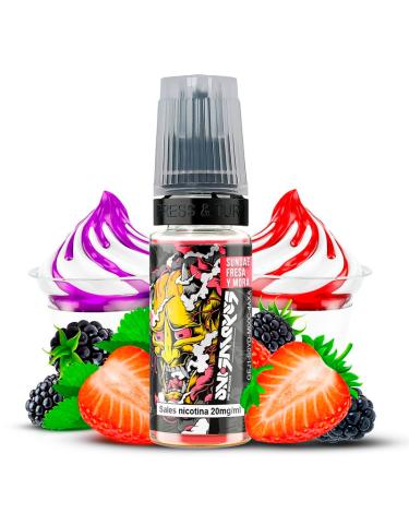 Sundae Fresa y Mora 10ml - Oni Smokes Sales de Nicotina