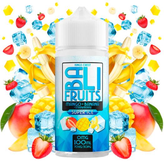SUPER ICE Mango + Banana + Strawberry 100ml + Nicokits - Bali Fruits by Kings Crest