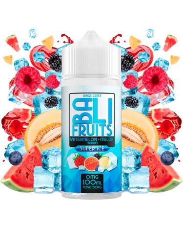 SUPER ICE Watermelon + Melon + Berries 100ml + Nicokits - Bali Fruits by Kings Crest