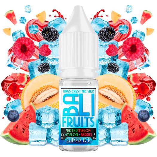 SUPER ICE Watermelon + Melon + Berries 10ml - Bali Fruits Salts by Kings Crest
