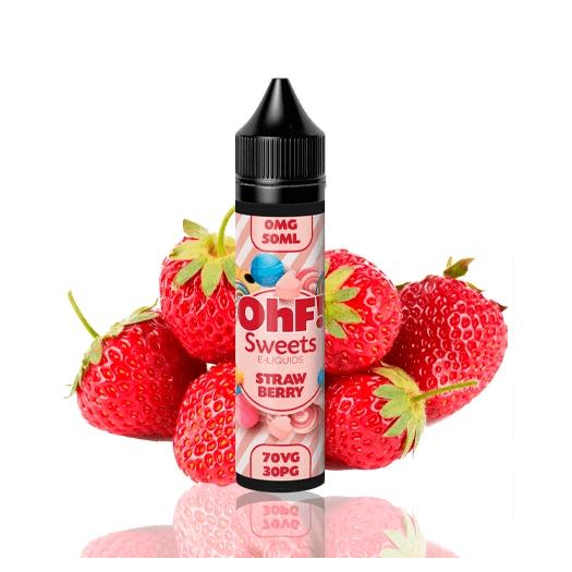 Sweets Strawberry 50ml + Nicokits gratis - OhFruits E-Liquids