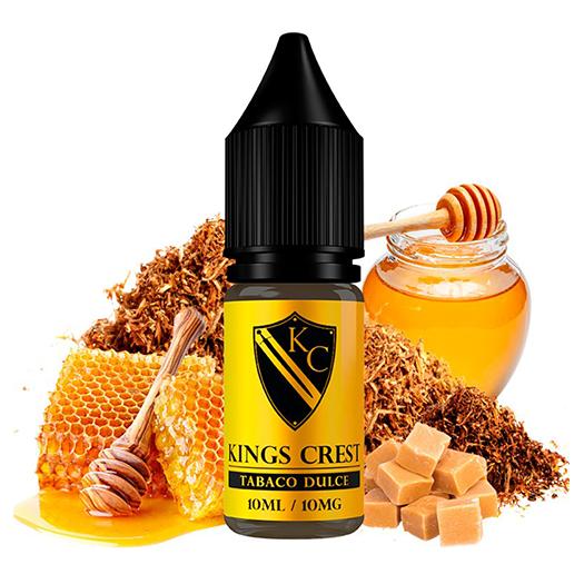 Tabaco Dulce 10ml - Kings Crest Salts 10 mg y 20 mg - Líquido con SALES DE NICOTINA